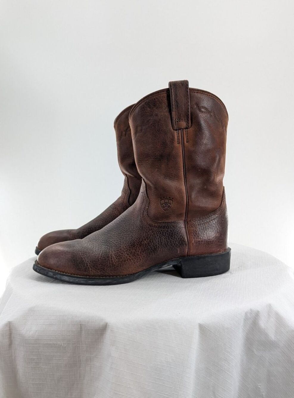 Ariat Heritage Sz 9 35524 Brown Cowboy Boots Men's Western Ranch Leather Texas